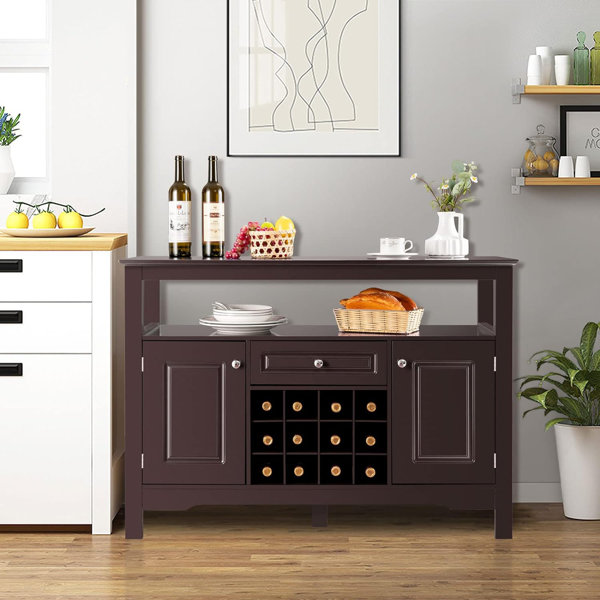 Buffet table on sale with bar